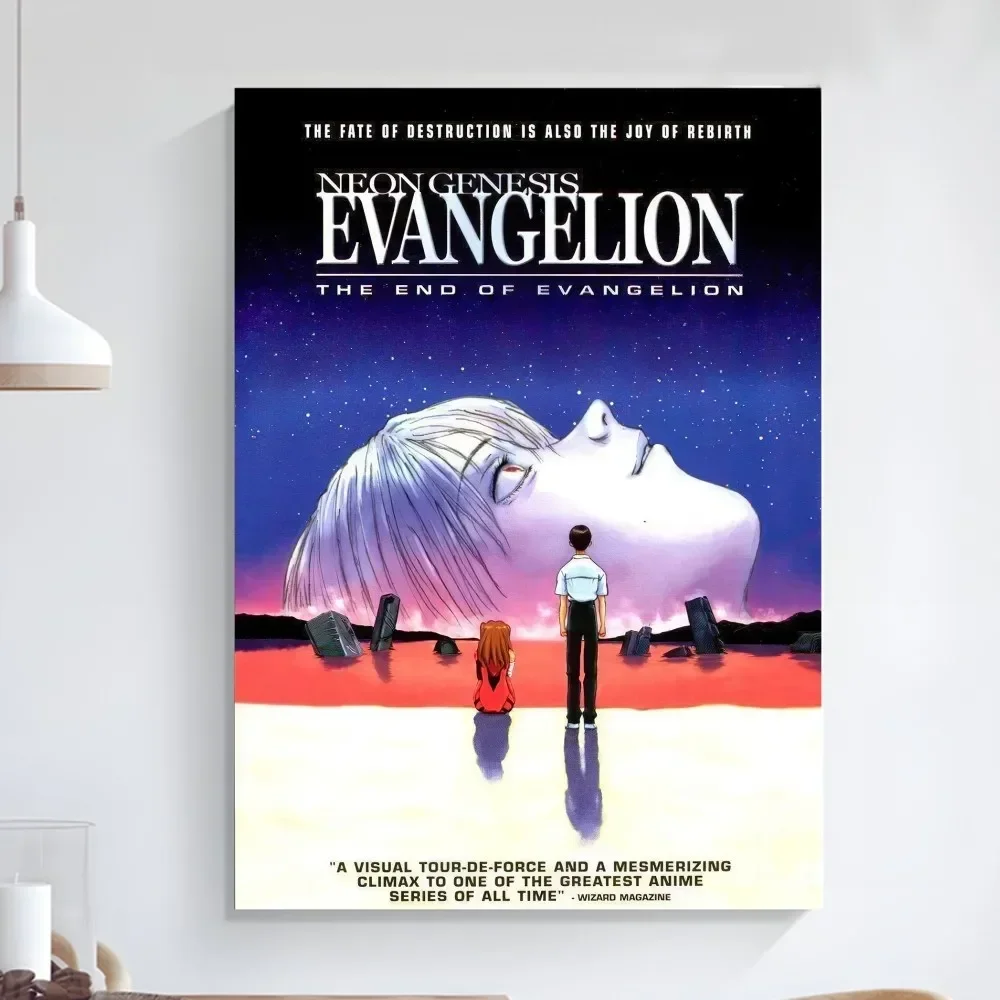 Poster Art Self-adhesive Art Small Poster anime poster poster prints HD Quality Wall Painting Study Wall Decoration N-NeonS E-Evangelion