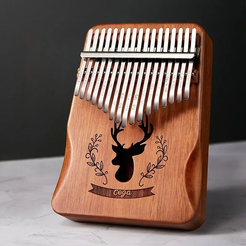 Beginners Mini Wooden Kalimba Profesionales Portable  17 Keys Kalimba Musical Instruments for Children Walnut Funny Mate Gift