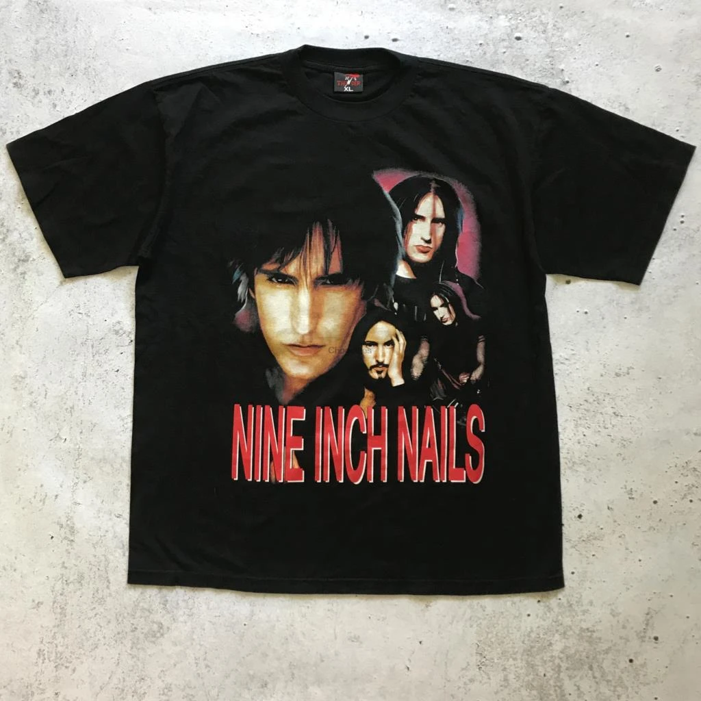 正規店仕入れの nails inch nine vintage 90s t-shirt Tシャツ/カットソー(半袖/袖なし)