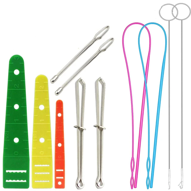 Drawstring Threader Tweezers, Knitting Tools Tweezers