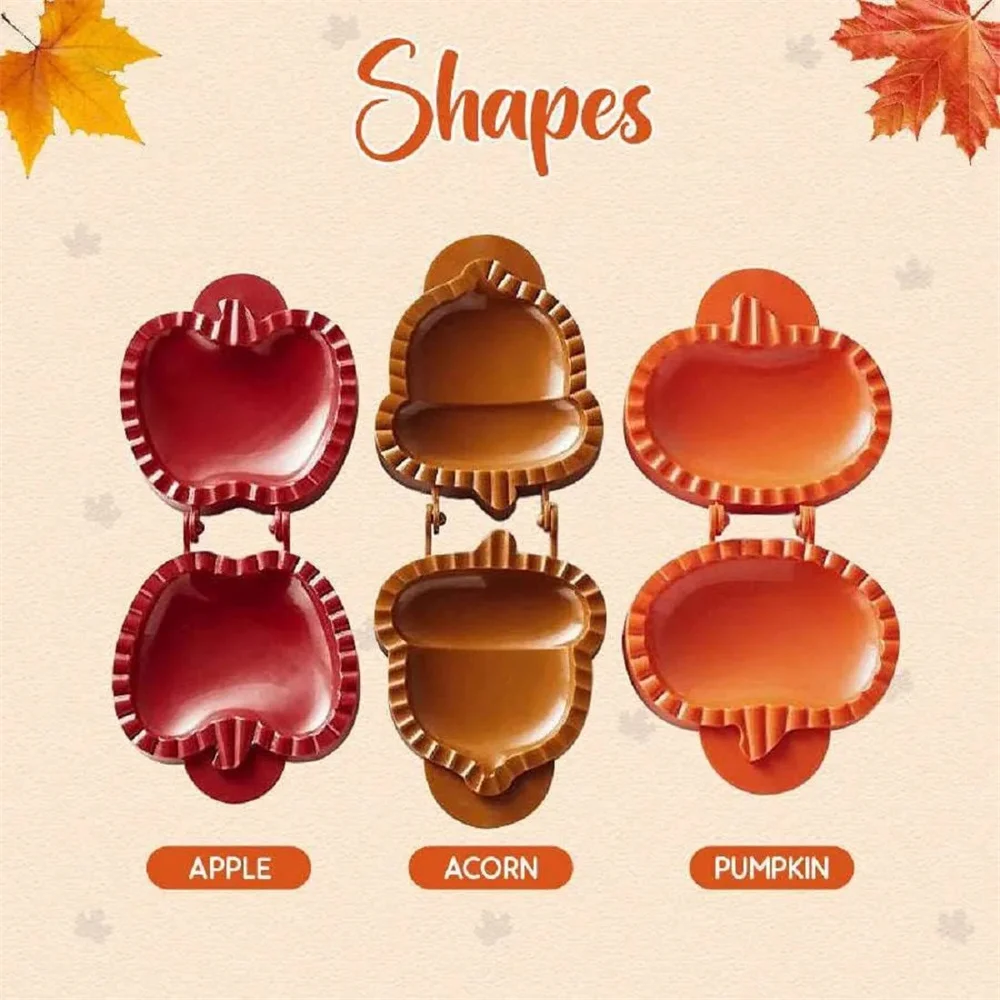 Fall Hand Pie Molds Set Mini Pie Mould Dough Press Mold Tools Christmas Halloween Baking Molds Pumpkins Apples Hazelnuts 1079988 pie molds