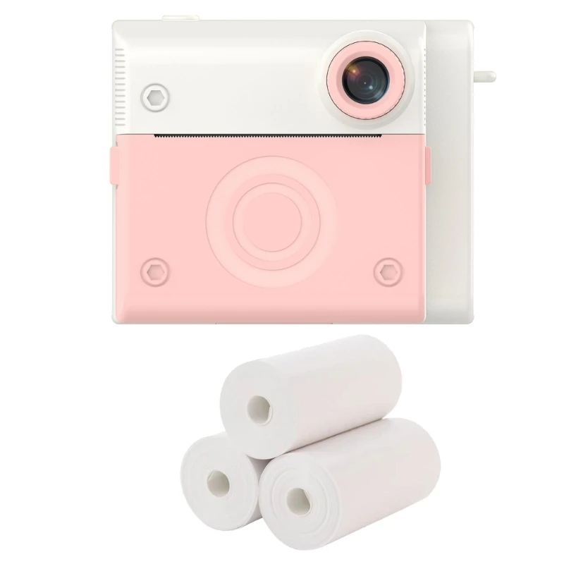 Children Instants Print Camera Kids Video Photography Digital Photo Camera Toy Thermals Printer for Boy Girls Birthday
