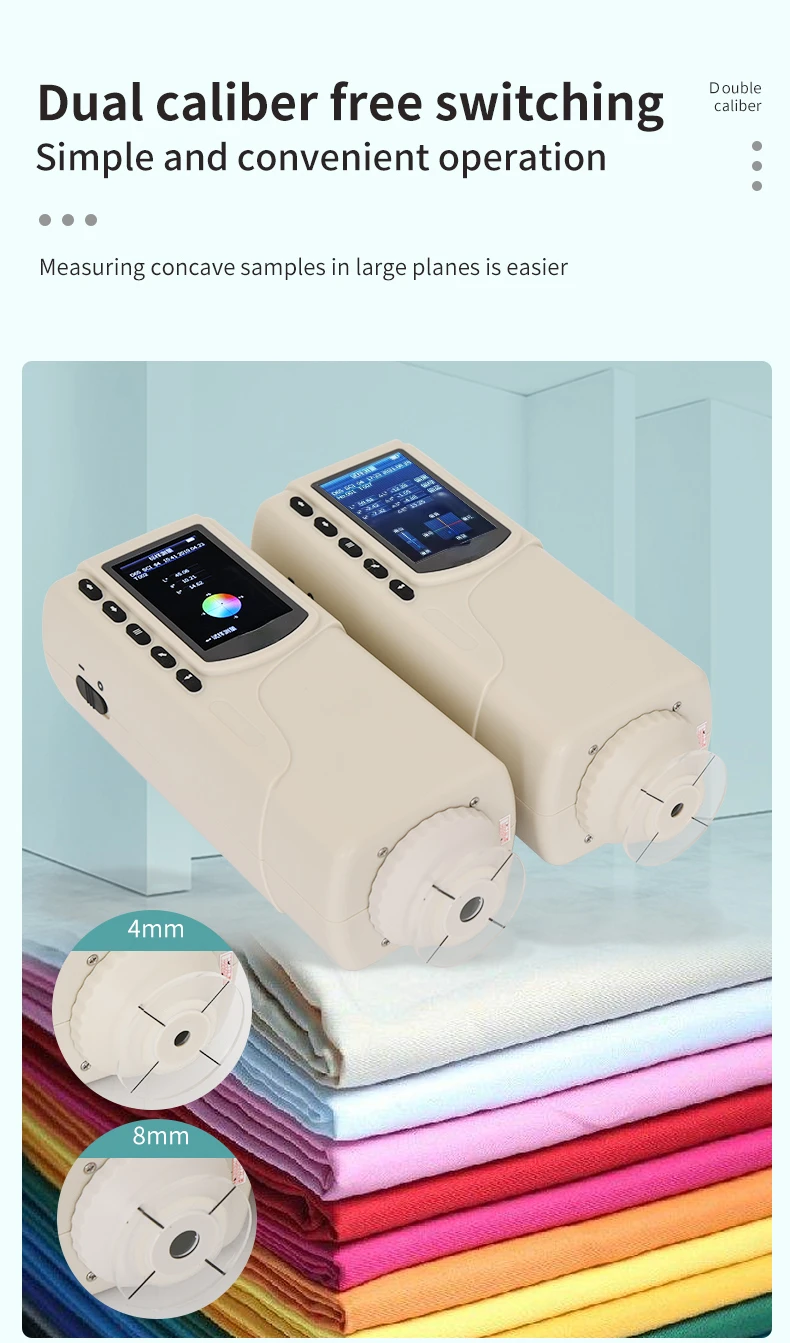 Lab Portable Colorimeter Skin Colour Tester CIE LAB High Precise Photo Digital S