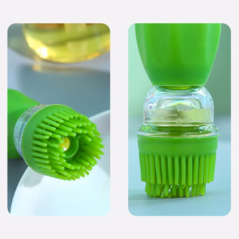 Kitchen Oil Brush Oil Bottle Seasoning Bottle High Temperature Air Fryer Oil  Brush Electric Grill Pan Barbecue Brush Oil - AliExpress