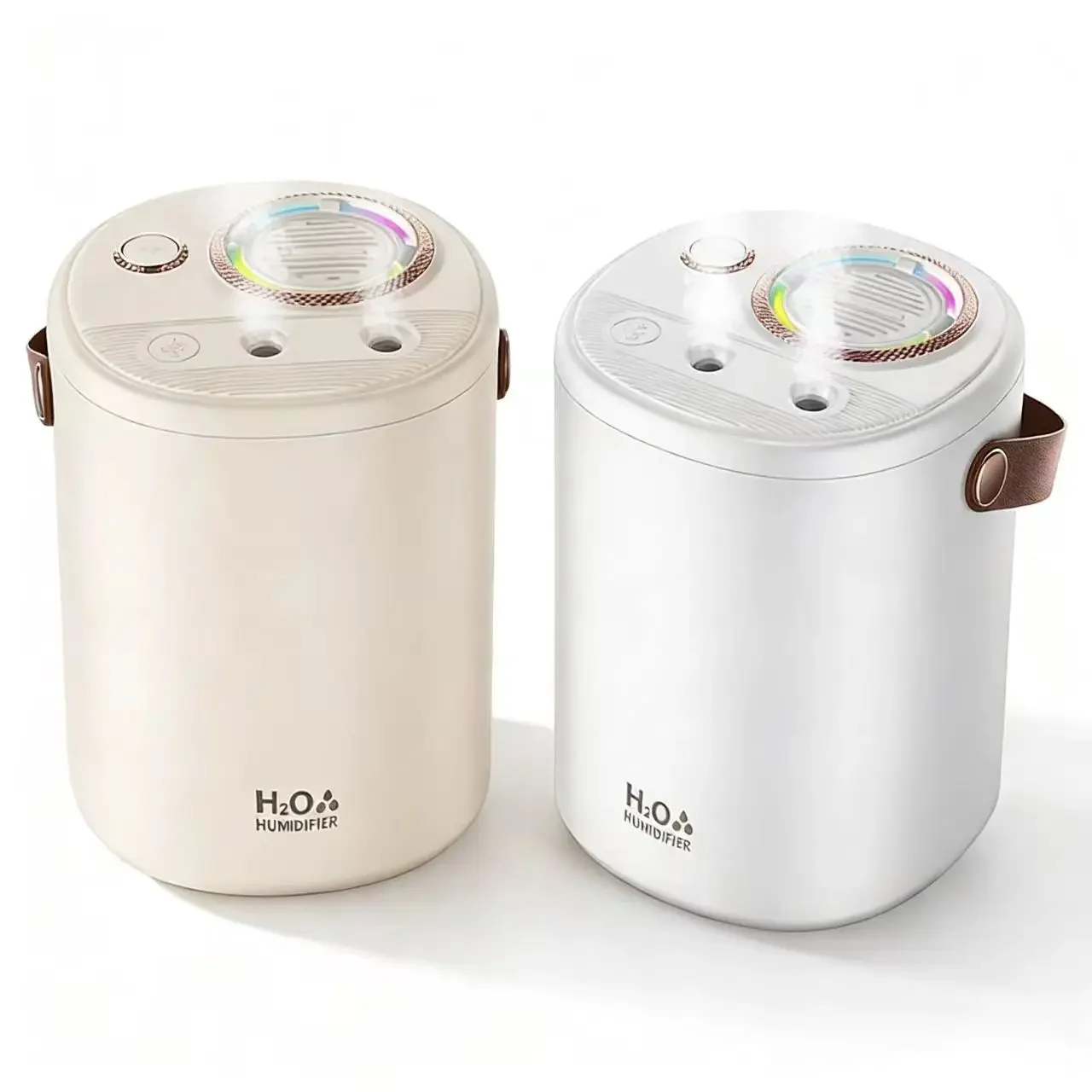 1L Portable Household Humidifier Silent Lightweight Humidifier with Colorful Night Light for Bedroom Living Room Baby Room 3