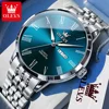 OLEVS 3633 Business Men's Watch Classic Fashion Simple Dual Calendar Scale Roman Original Watch Luxury Brand Men's Quartz Watch