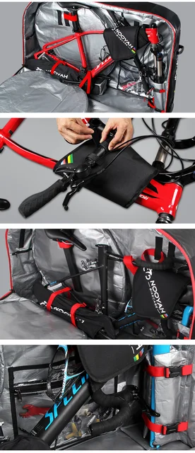 3170）NOOYAH 自転車バッグ　キャリーバッグ　キャスター付き NOOYAH Bike Travel Bag Bicycle Transport Bag Road Bike Case