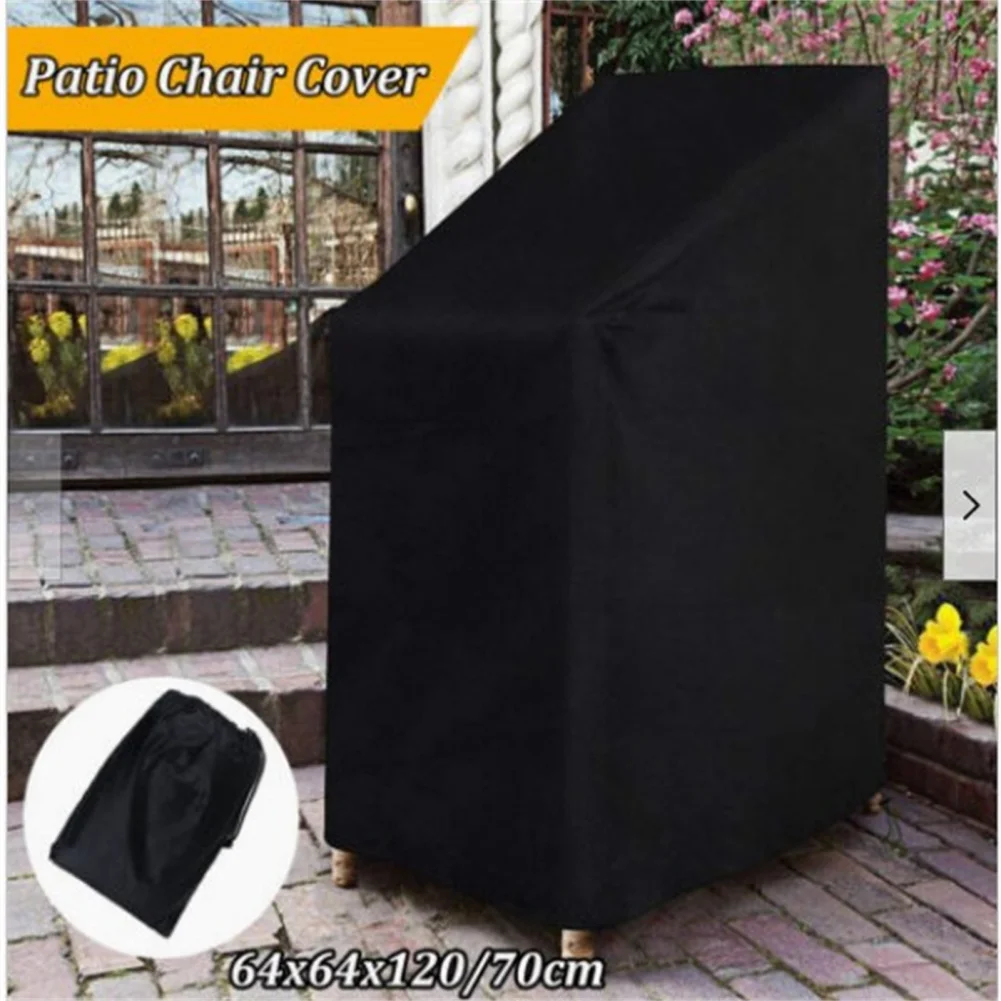 

Stackable Chairs Cover Heavy Duty High-temperature Resistant Outdoor Furniture Cover Suitable For Chairs Dropshipping