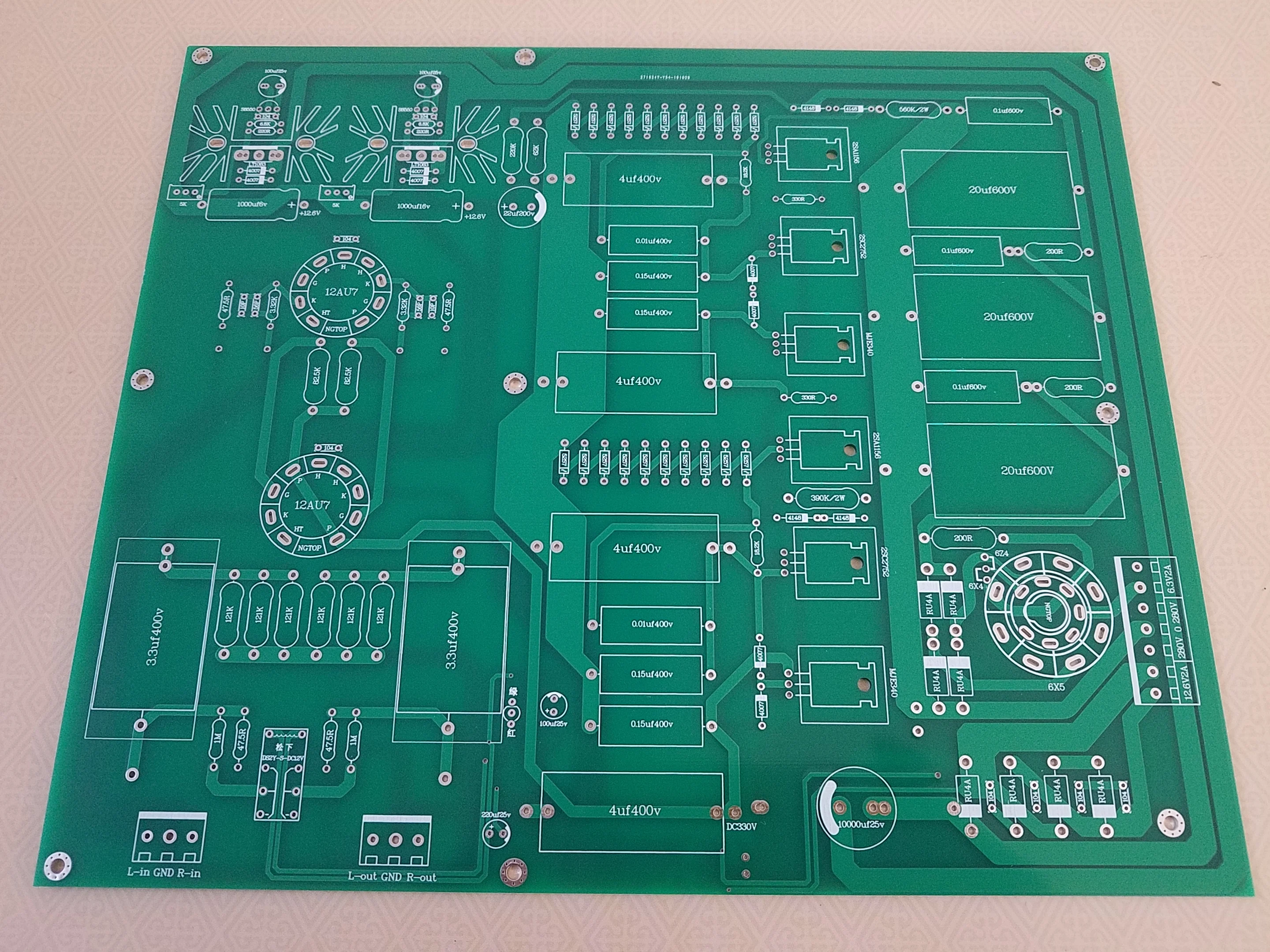 

Poetry drunk PV12 preamp PCB empty board