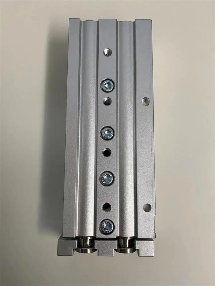Cilindro Pneumático de Mesa Deslizante do Trilho Guia de Dupla Ação Usado na Imprensa Quente Acf Mxs1640 50 75 100