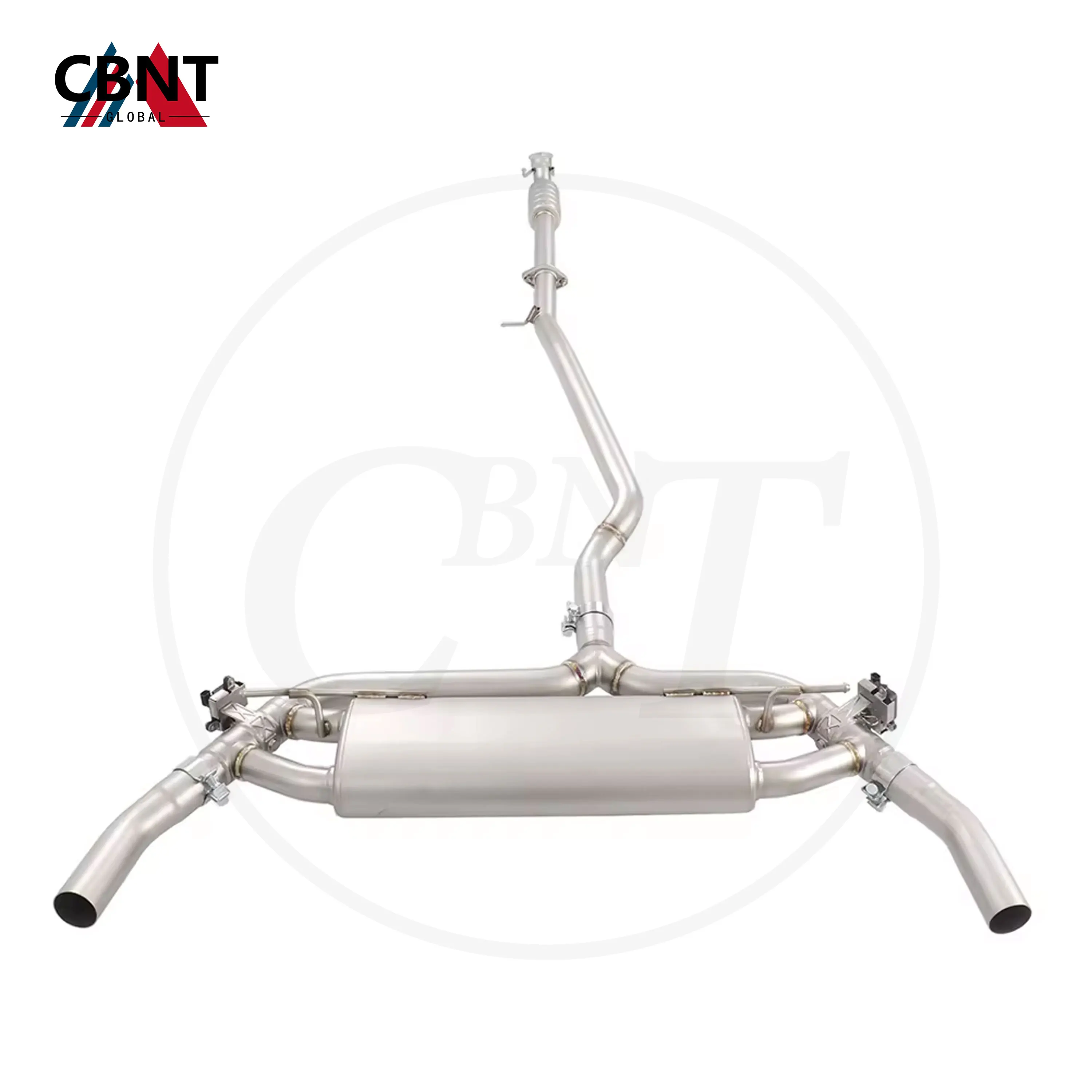 

CBNT for Mercedes Benz CLA220 CLA250 CLA260 Valved Exhaust Catback SS304 Performance Exhaust Pipe System with Valve Muffler