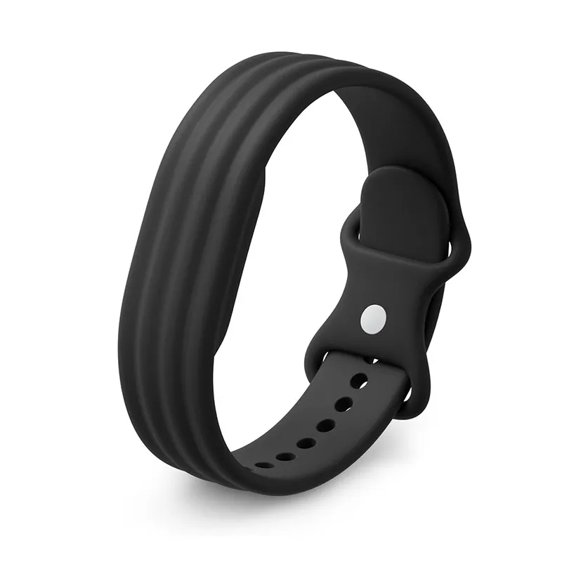 Sporty Silicone Loop Watch Strap – Breathable Rubber Bracelet Wristband Replacement Accessory