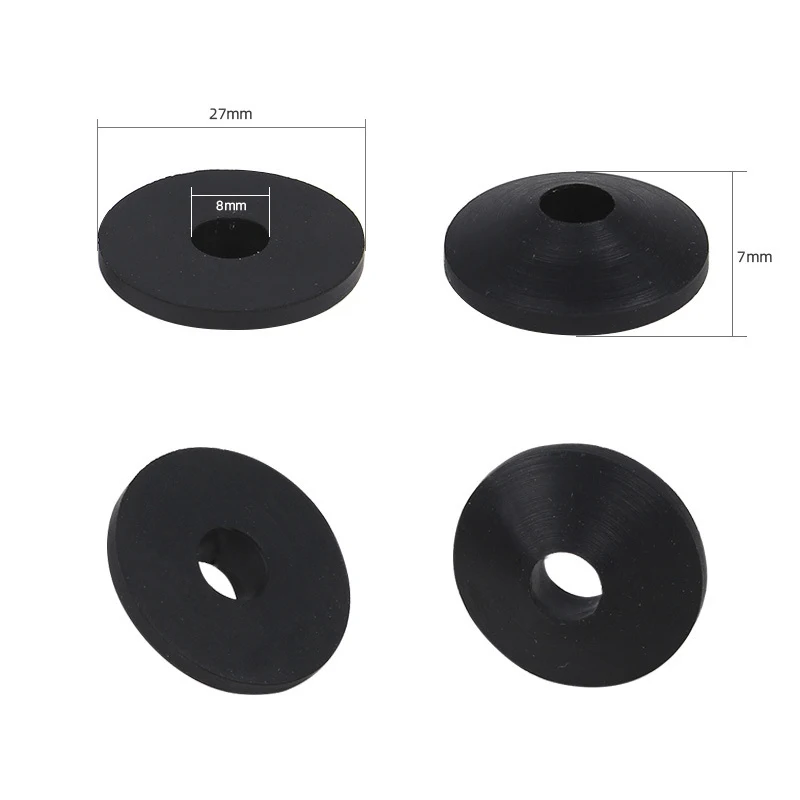 10Pc Toilet Water Tank Screw Non Slip Rubber Seal Gasket Prevent Leakage Bolts Fittings Fixing Loose Toilet Seats Bathroom M6 M8