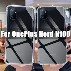 Crystal Clear Shockproof TPU Phone Case - Transparent, Anti-scratch Protection for OnePlus Nord N100 (Clear)