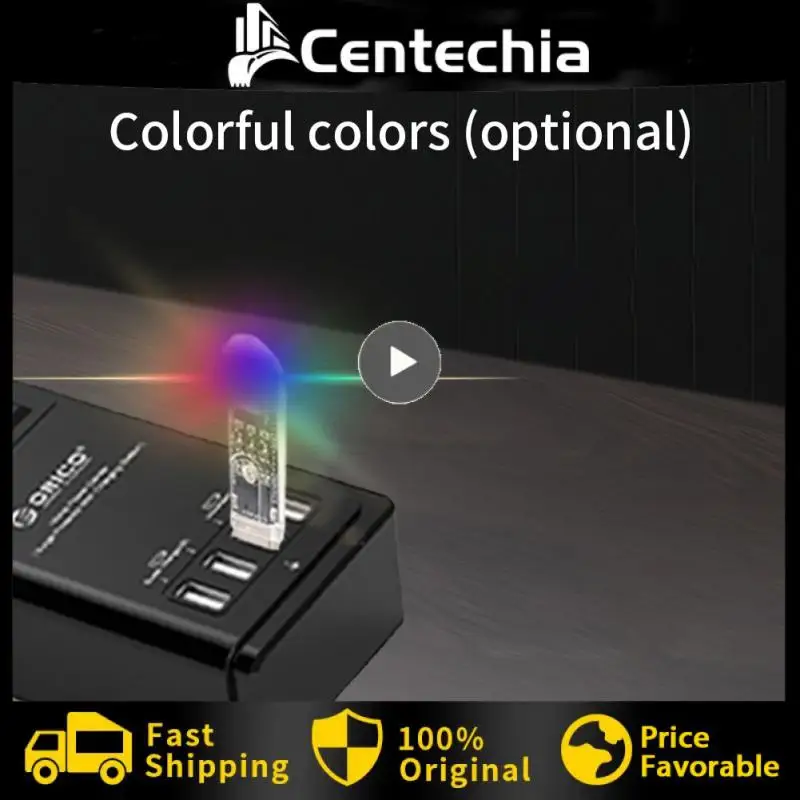 USB LED 야간 조명 지능형 영어 음성 제어 미니 야간 조명, USB 플러그 램프, 책 조명, 작고 둥근 독서 눈