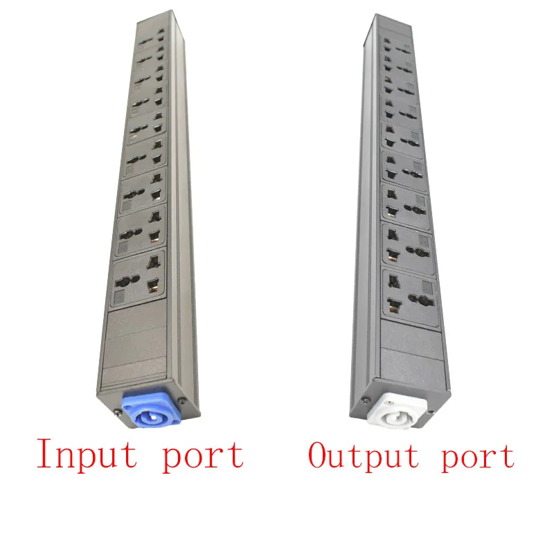 

PDU Power Strips Schuko Powerlink box Power amplifier audio 3P Aviation plug 9AC Universal socket SOCKETUS AU EU UK Israel plug