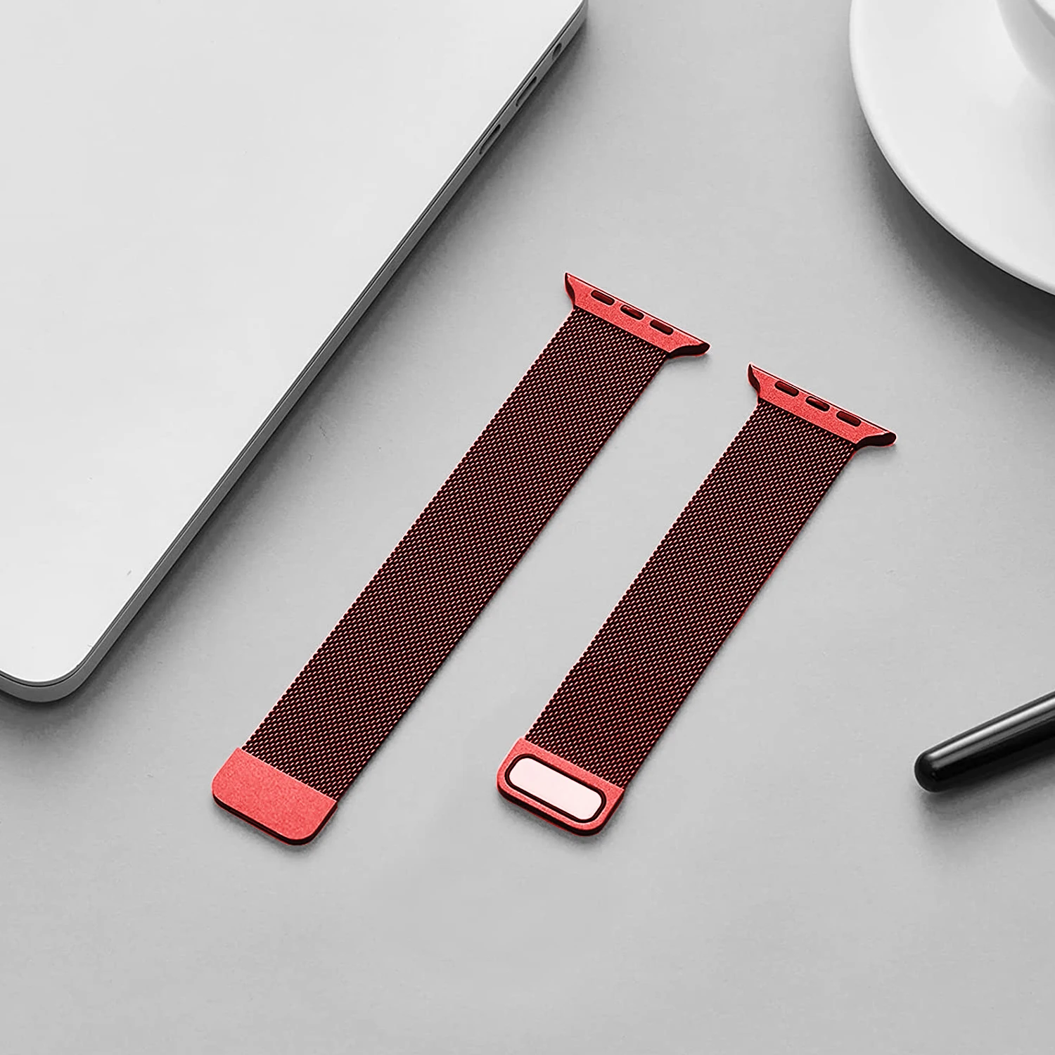 Milanese Loop Strap für Apple Watch Bands 44mm 40mm 45mm 49mm 41mm 42mm 46mm Armband iWatch Serie 5 6 SE3 7 8 9 10 11 Ultra2 3 – Detail 8