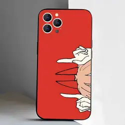 Chainsaw Man Anime Black Soft Box Phone Case - iPhone 14 Plus (Z1)