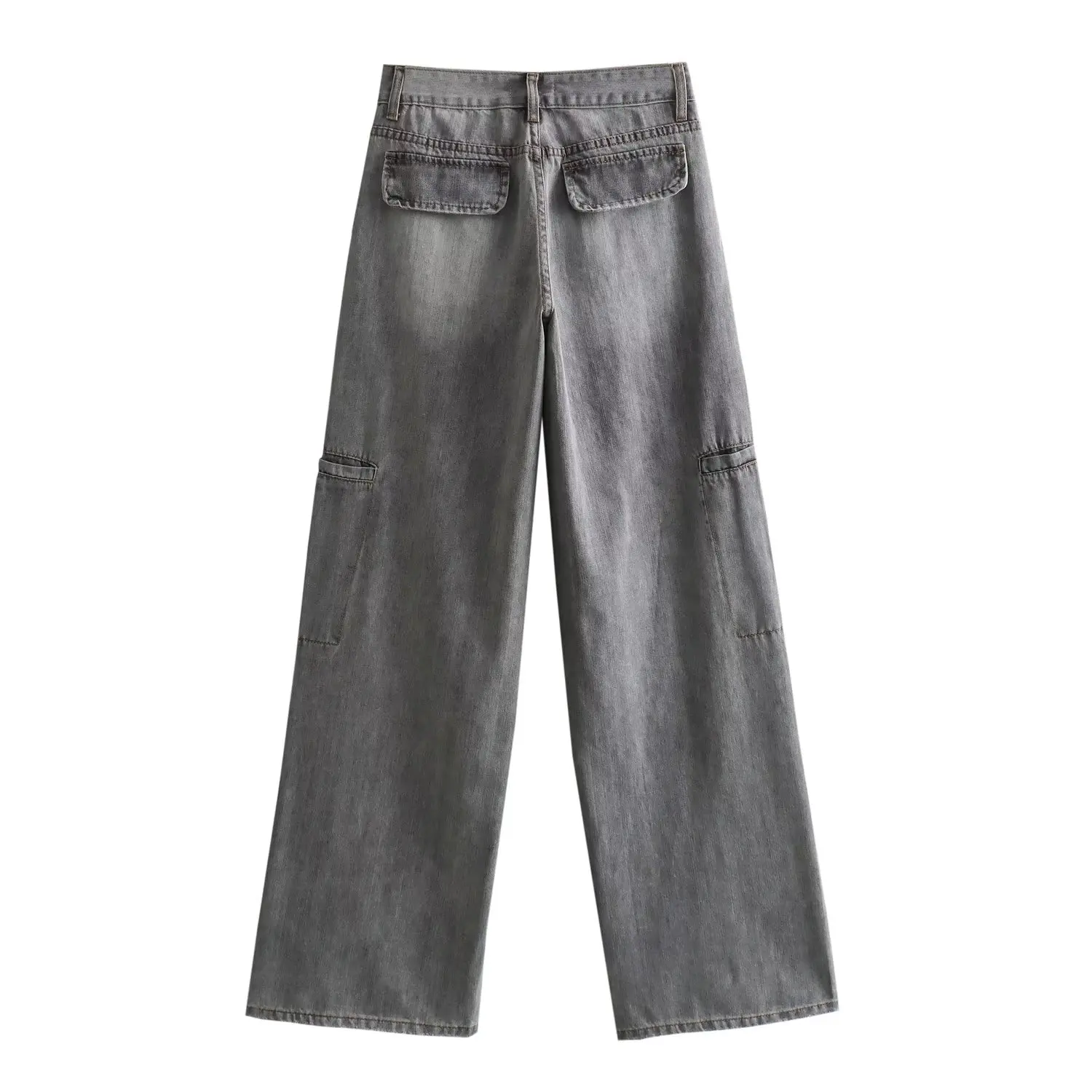 Withered Washed and Distressed Vintage Mommy Jeans Loose Denim Pants Grils Streetwear Jeans Women