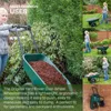 70007 The Original Yard Rover Dual-Wheel Home Garden Wheelbarrow Cart  55"D x 27.5"W x 27.5"H 5