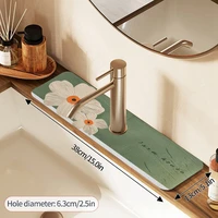 Kitchen Sink Faucet Mat Bathroom Carpet Diatom Mud Super Absorbent Drying Pad Countertop Protector Non-slip Kitchen Table Mat - Image 5