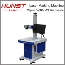 

Hunst 20W 30W 50W 100W Fiber Laser Marking Machine Raycus MAX JPT for Marking Metal Stainless Steel