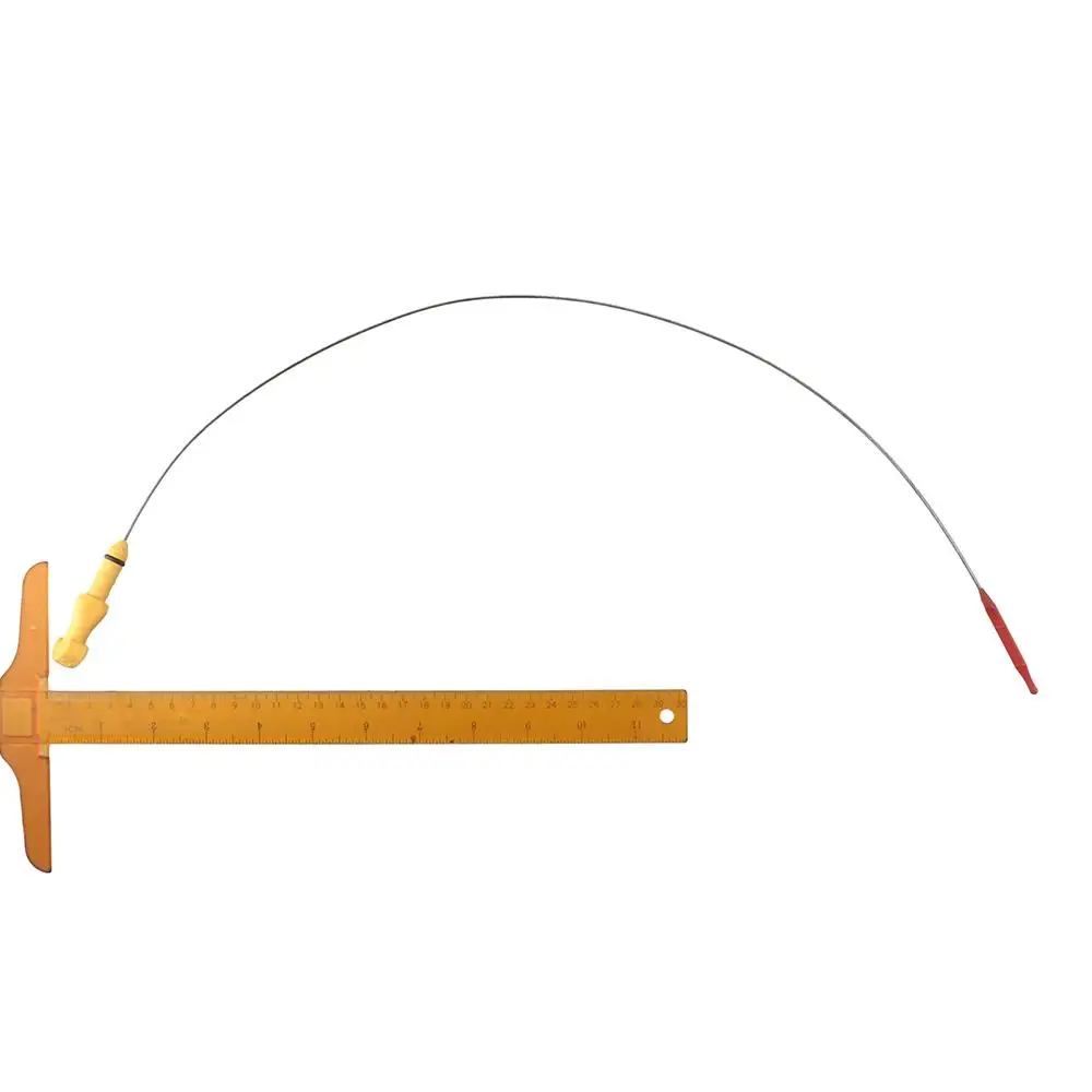 1pc Car Replacement 62cm(24.41in) 26611-2E021 Oil Dipstick Metal 26611-2E021 Engine Dipstick Level for Kia Soul