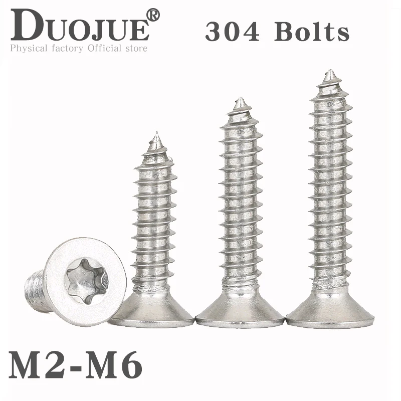 5 10 50pc M2 M2 3 M2 6 M3 M3 5 M4 M5 M6 304 Torx 5-10-50pc-m2-m2-3-m2-6-m3-m3-5-m4-m5-m6-304-torx