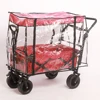 High Quality Rain Cover Waterproof Cover Camping Stroller Folding Trolley Cart Garden Picnic With Double Zips Camping Storage 3