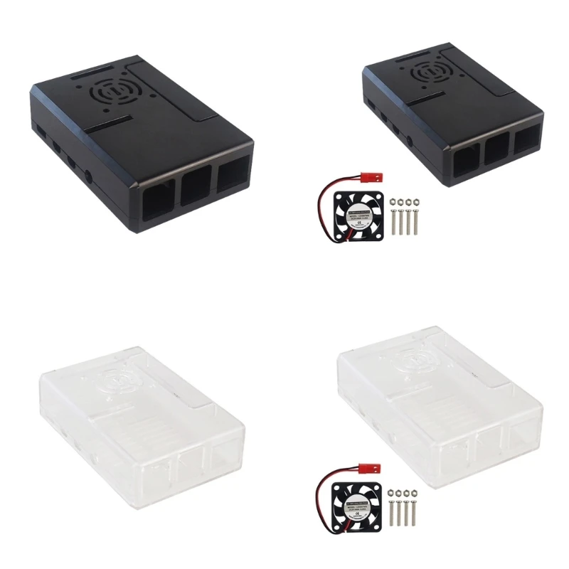 

Optional Cooling Fan Support Housing Cover for RPI 4 Protective Enclosure Box JIAN