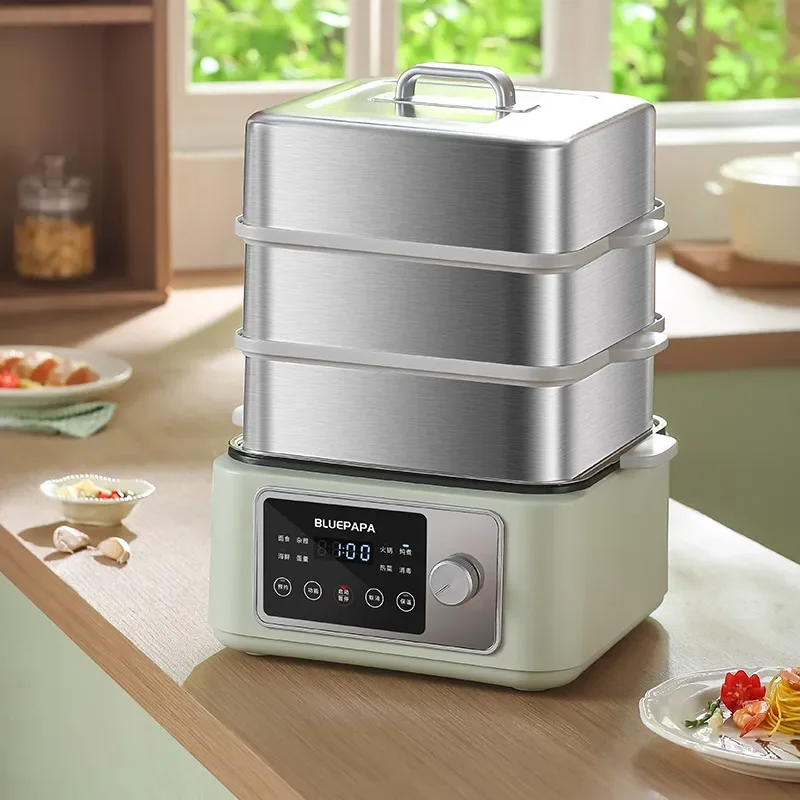 Steam cooker Stainless steel Electric steamer cooker food warmer Automatic steamer pot Electric food Warmers for