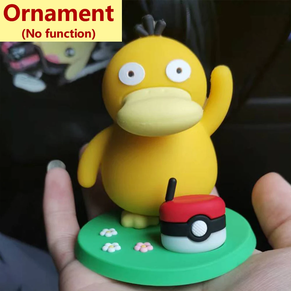 2022 Anime Pokemon Pikachu Psyduck Character Kettle Dancing Duck Music Box Children Toys Models Kawaii Children's Birthday Gifts venom toys Action & Toy Figures