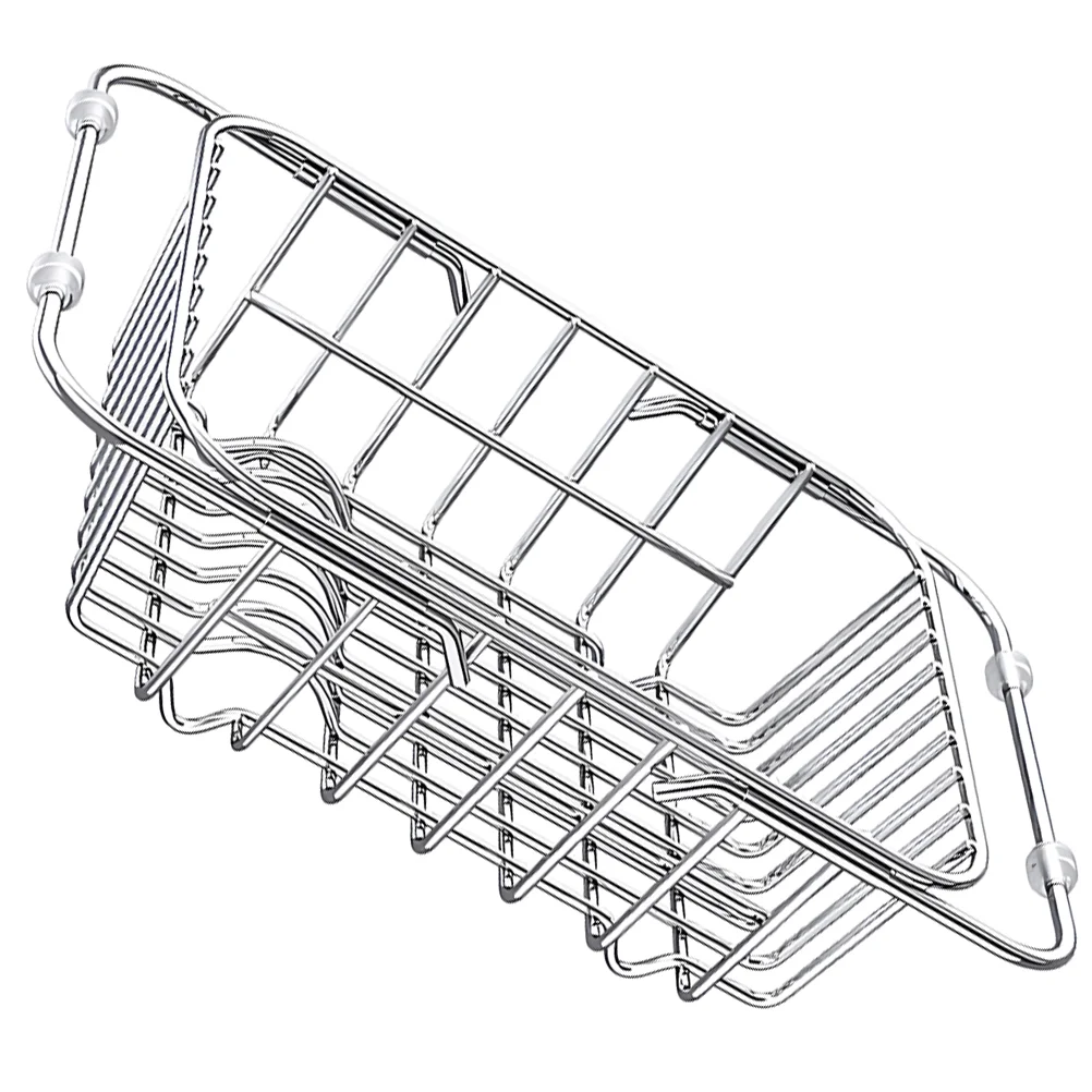 

Kitchen Draining Rack Dish Drying Stainless Steel Sink Medium Storage Holder For Cabinet Countertop Clothes