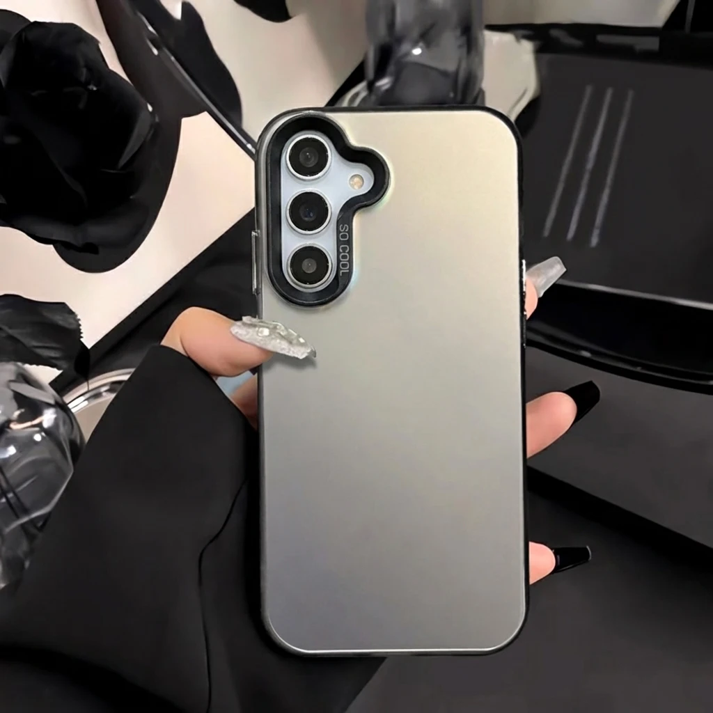 Elegant Silver IMD Hard Cover - Premium Luxury Phone Case