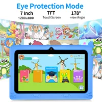 New Global Android Version 7 Inch tablets Quad Core 4GB+64GB ROM 5G WiFi Google Kids Tablets Portable Kids-Proof protective case - Image 2