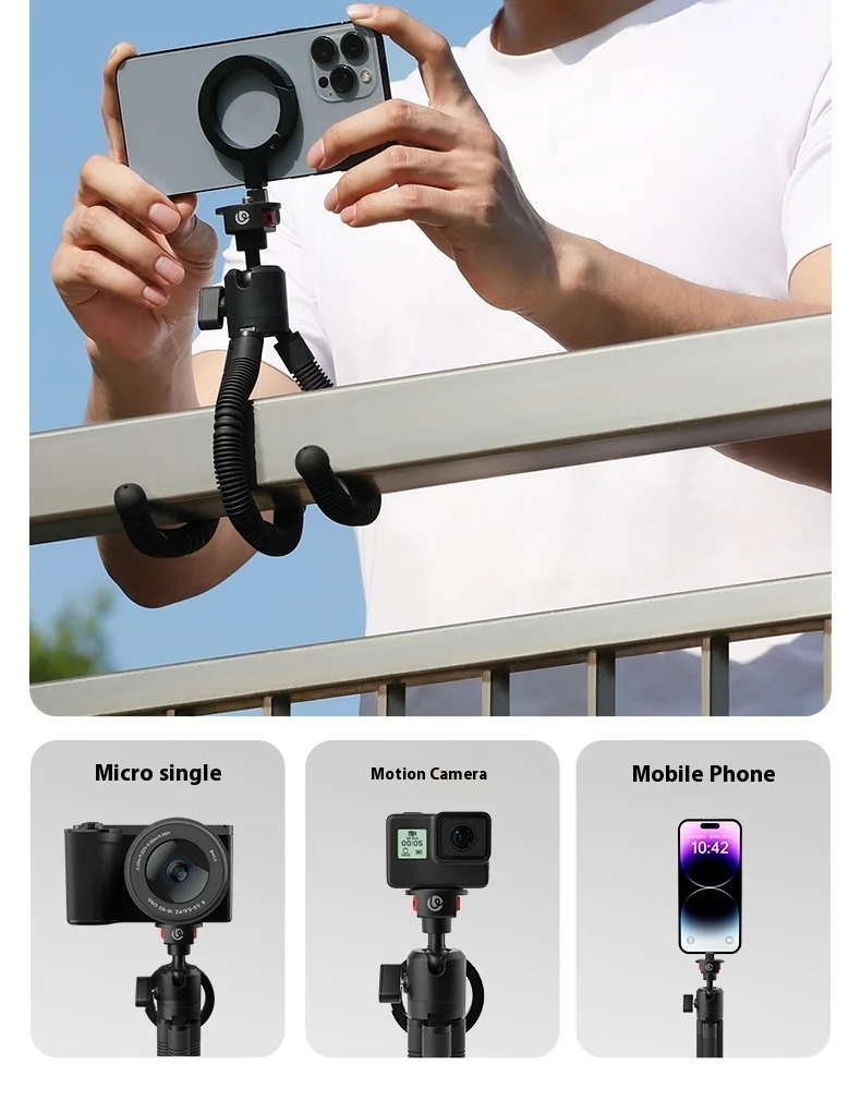 Ulanzi MT30 Tripod Magnetic Flexible 360° description image 9