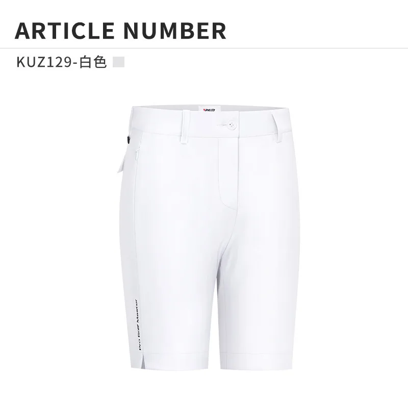 PGM Golf Shorts Women's Summer Sports Shorts Split Hem Split Pants Clothing Waterproof Elastic Women's Pants