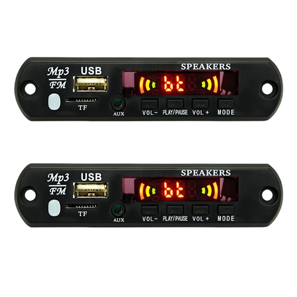 차량용 리모컨 포함 오디오 MP3 플레이어 모듈, USB TF FM 라디오, 블루투스 호환 5.0 무선 음악 플레이어 모듈, 5 V, 12V