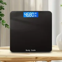 1pc Digital Bathroom Scale, Body Weight Scales, USB  Accurate For Gym Yoga Studio With Large Backlit Display, 2