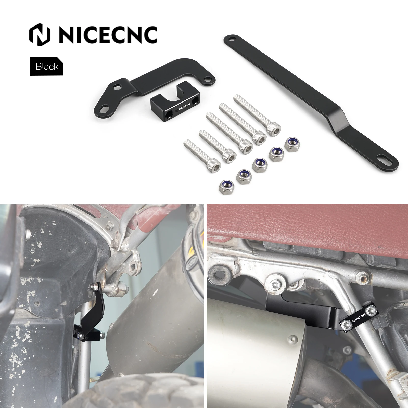 NICECNC Für Honda XR650L XR 650L 1993-2024 2023 2022 2021 XR 650L Motorrad Hinten Hilfsrahmen Unterstützung verstärkte Arm Versteifung