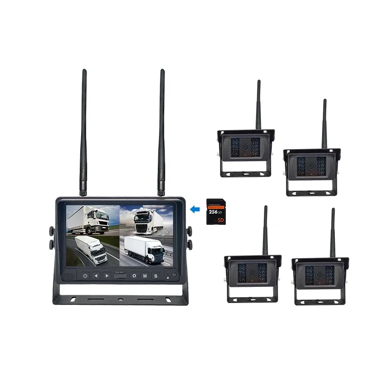 

Forklifts Harvesters Excavators 7 Inch Hd Wireless Truck Rearview Backup Camera Hd Wireless Rearview Systems