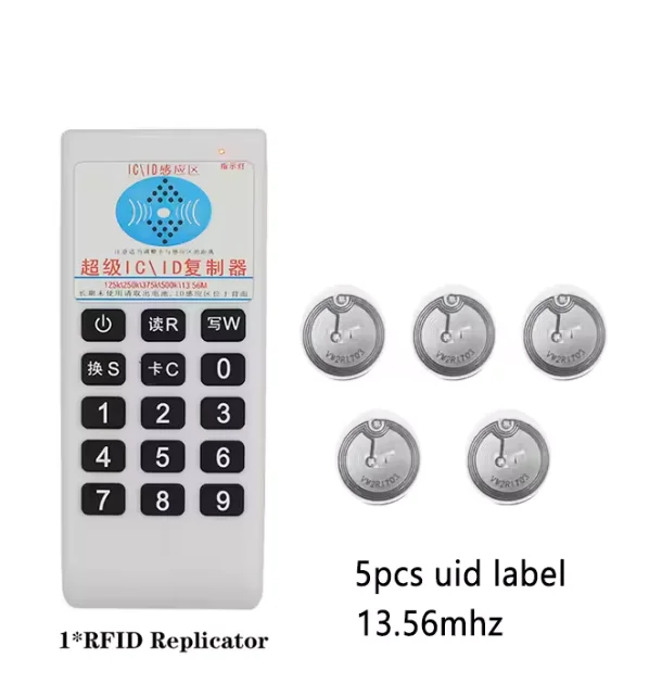 Portable RFID & NFC Card Reader and Writer for Access Control Duplication
