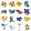 Pokemon Small Blocks Nanoblock Charizard Kyogre Groudon Rayquaza Model Education Graphics Toys for Kids Birthday Gift Toys 1