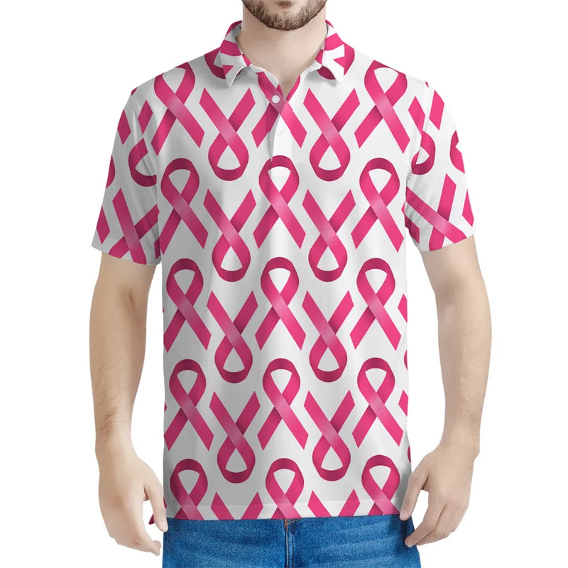Women's Breast Cancer Awareness T-Shirt - Pink Ribbon Short Sleeve Tee - View #2
