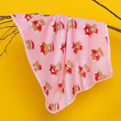Cozy Plush Pet Blanket - Soft, Warm, and Breathable Sleeping Mat - 100x70cm (Pink)
