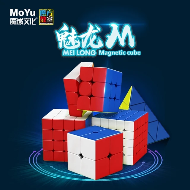 Moyu cube , Magnetic 4x4x4 cube , MOYU Meilong 4M Magnetic 4x4 Speed cube Professional magic cube , 4*4*4 Magnetic cube Toys 4