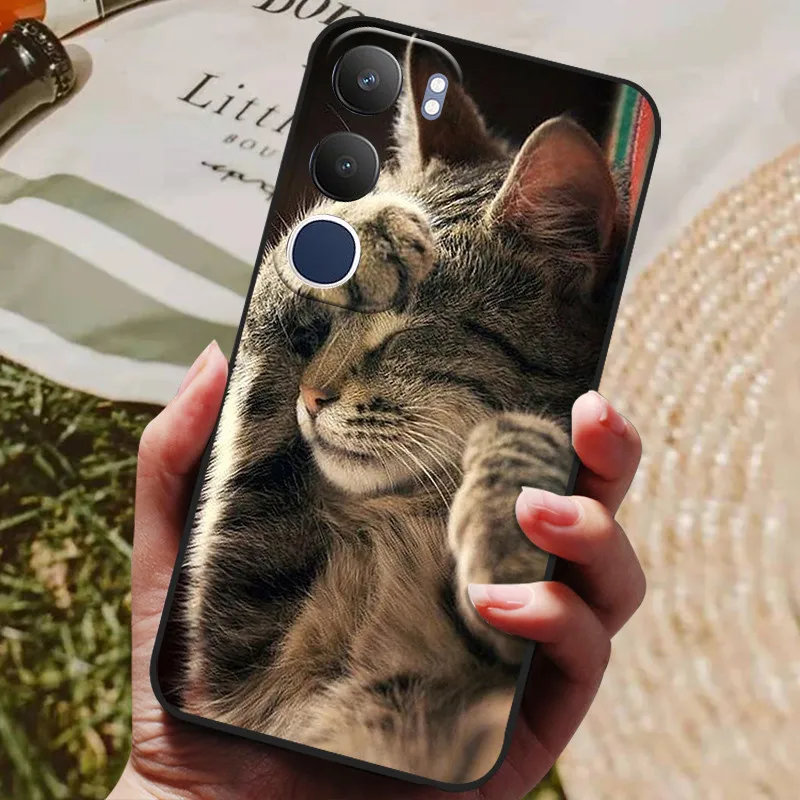 Fashionable Painted Soft Silicone Phone Case with TPU Bumper - Cute Design