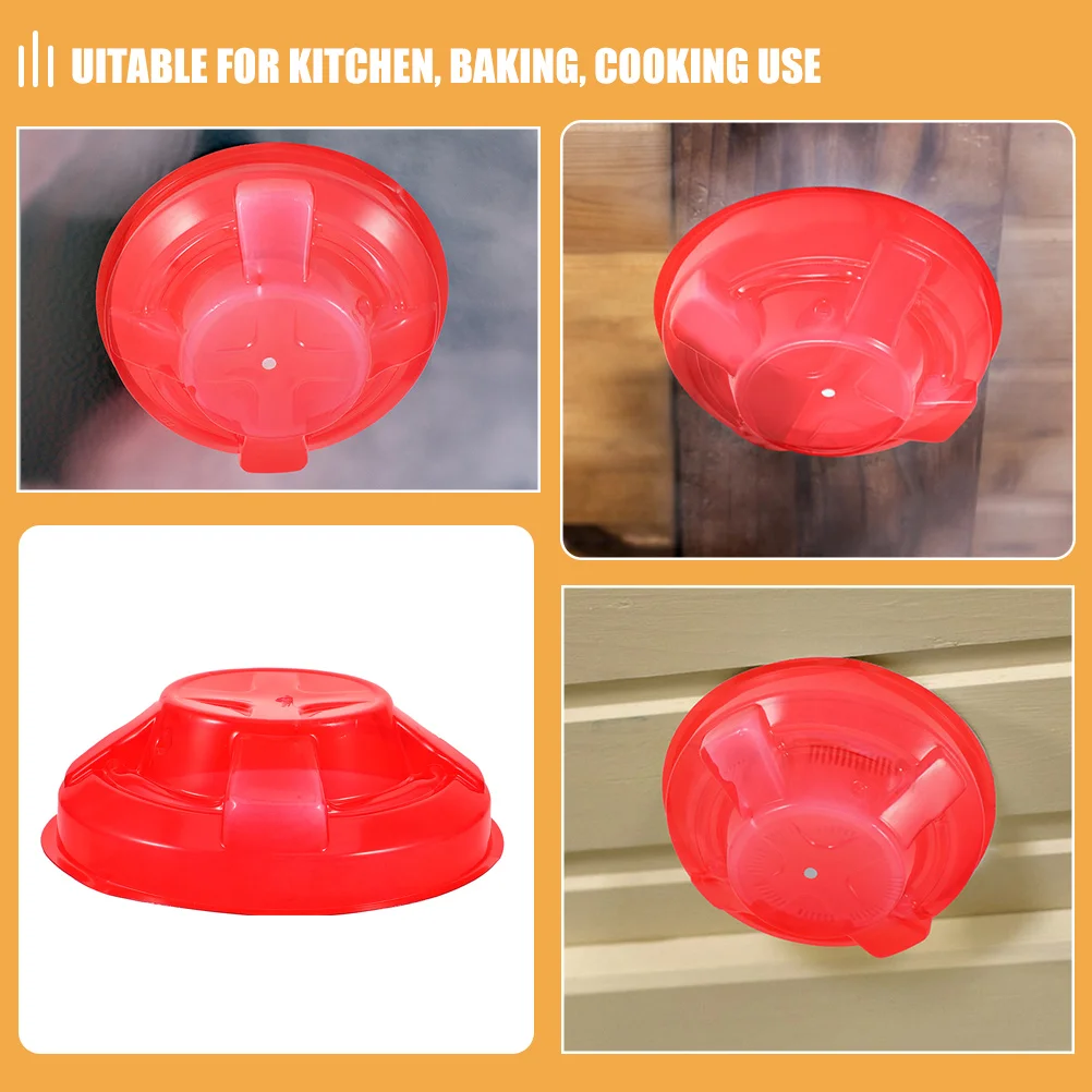 2 Pcs Smoke Dust Cover Air Fryer Oven Smokes Alarm for Cooking Plastic Induction