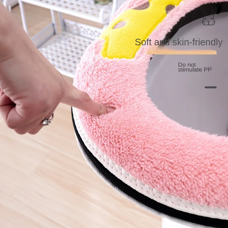 Universal toilet seat cover giraffe pattern closestool mat soft warm toilet seat WC cushion pad bathroom toilet lid accessories 2