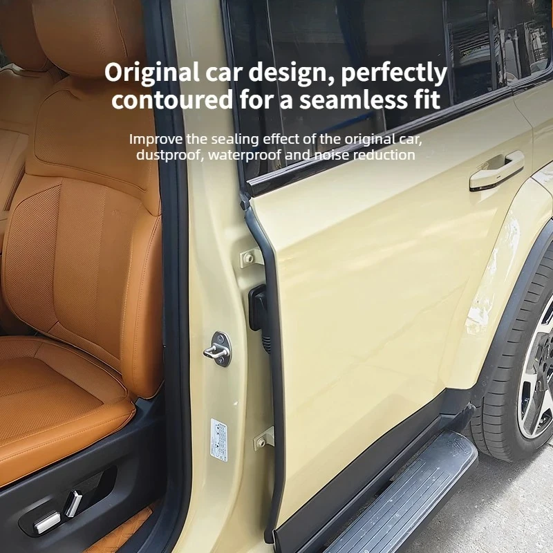 For Chery ICAuR ICAR V27 Car B-Pillar Sealing Strip Dust Wind Sound Insulation Shock Absorption Strips Car Modified Accessories detail image 4